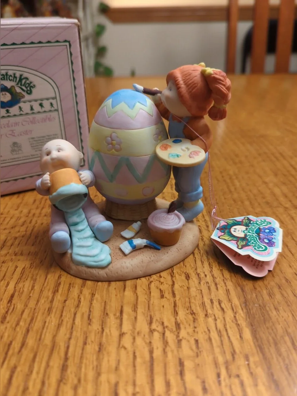 CABBAGE PATCH EASTER ARTISTS FIGURINE XAVIER ROBERTS 1985 W/BOX 5478 VINTAGE
